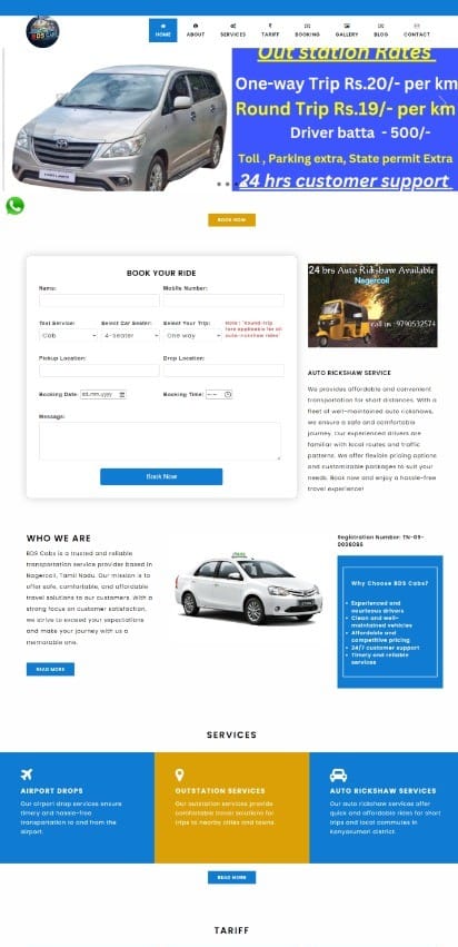 Small Business Website Design Nagercoil, Best UI/UX Design Services Nagercoil