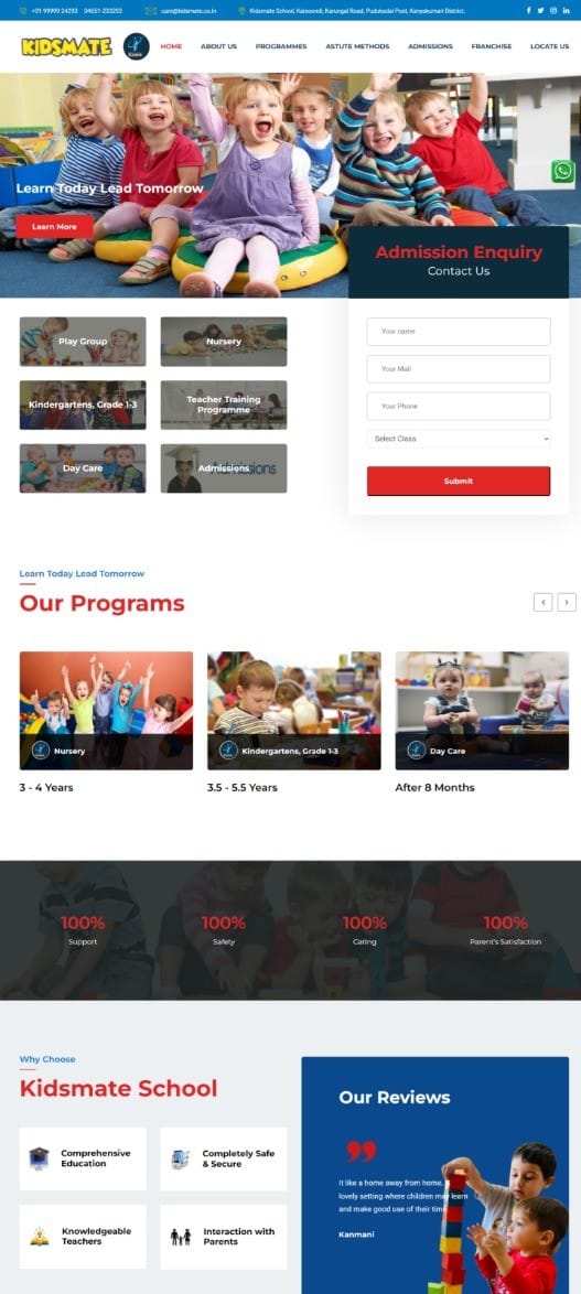 WordPress Website Designers Nagercoil, Freelance Web Designer Nagercoil