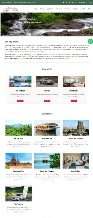 Landing Page Design Nagercoil, Business Website Development Nagercoil